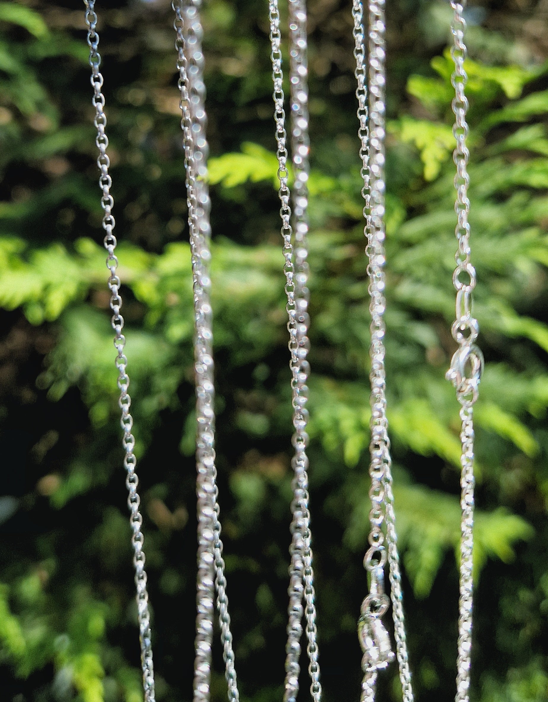 silver belcher chain