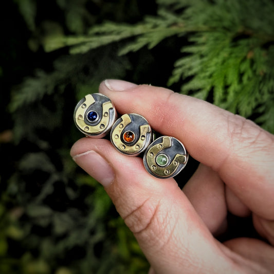 Handmade touch wood horseshoe charm for good luck and protection