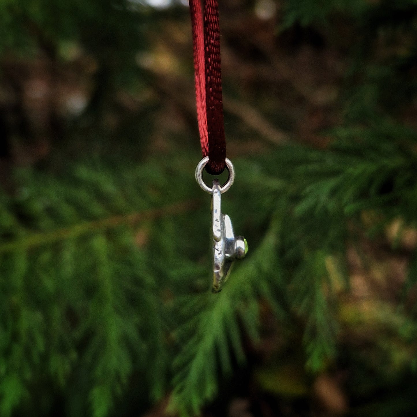 Silver Star Coin Charm