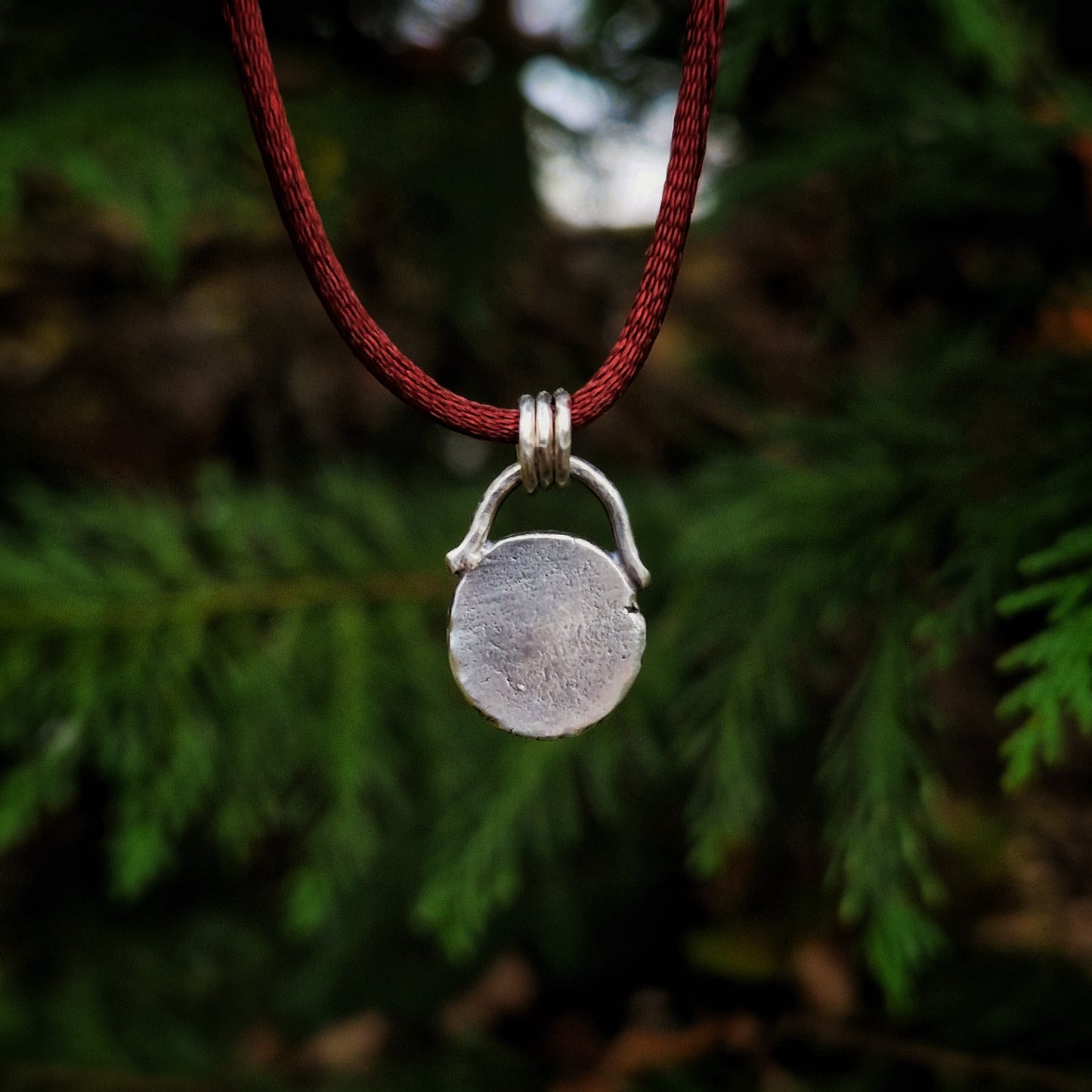 Silver Star Coin Charm