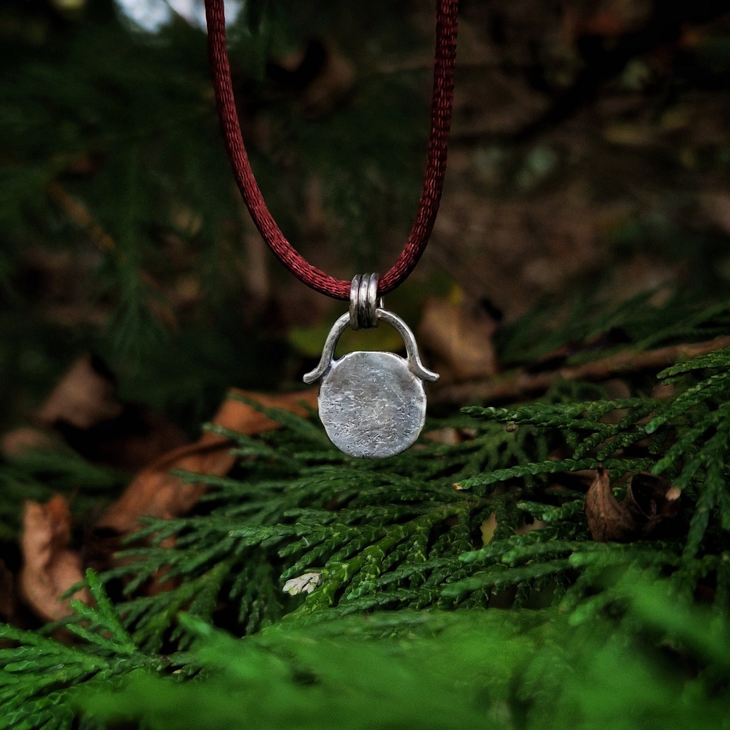 Silver Star Coin Charm