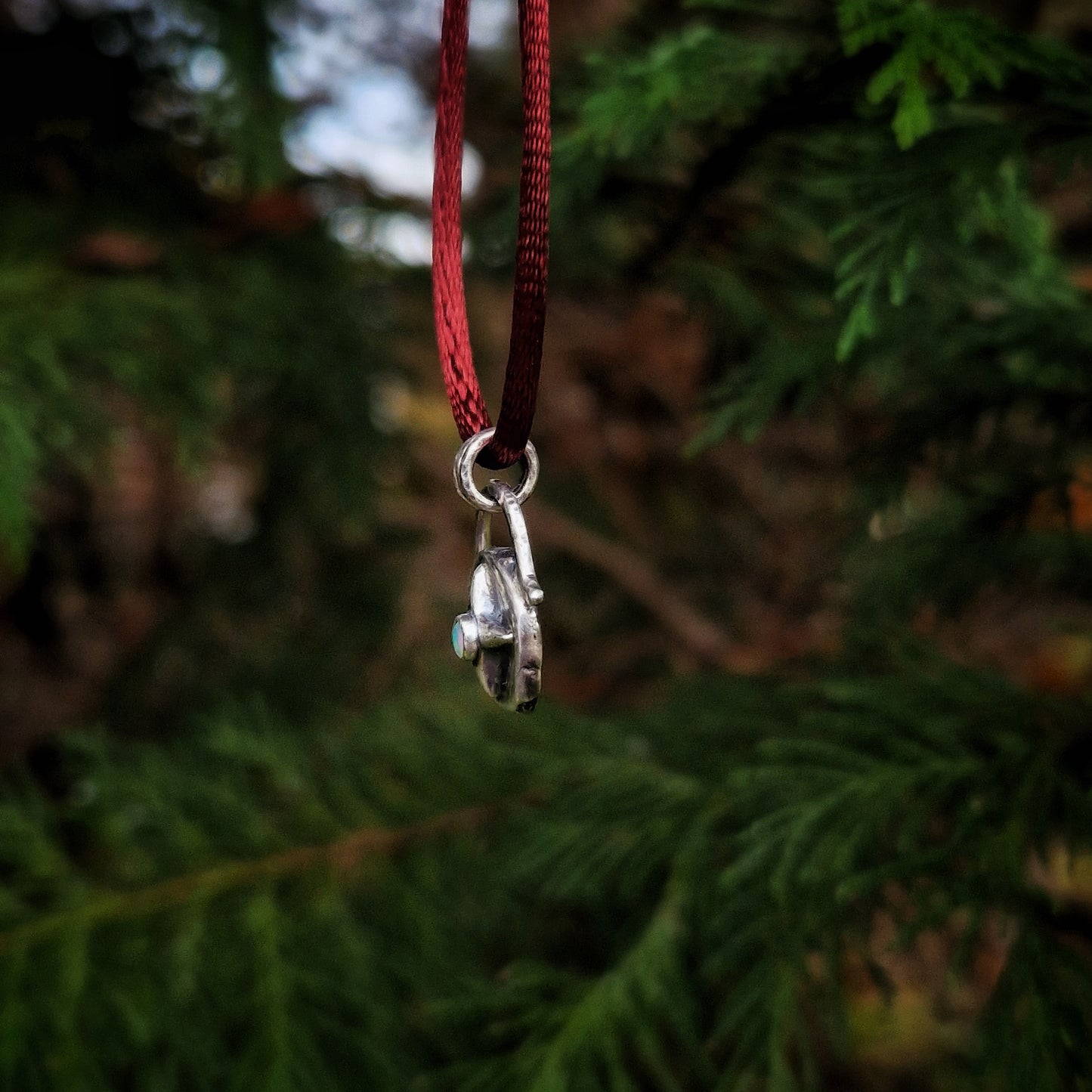 Silver Star Coin Charm