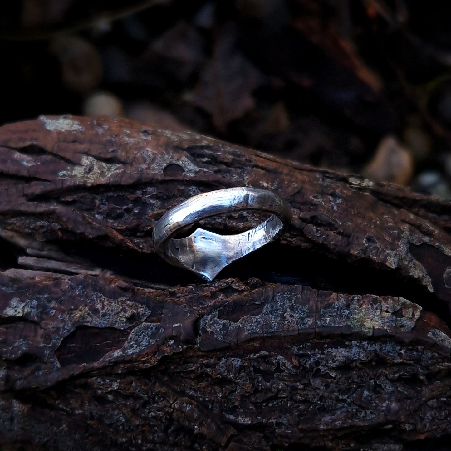 chunky diamond shape ring
