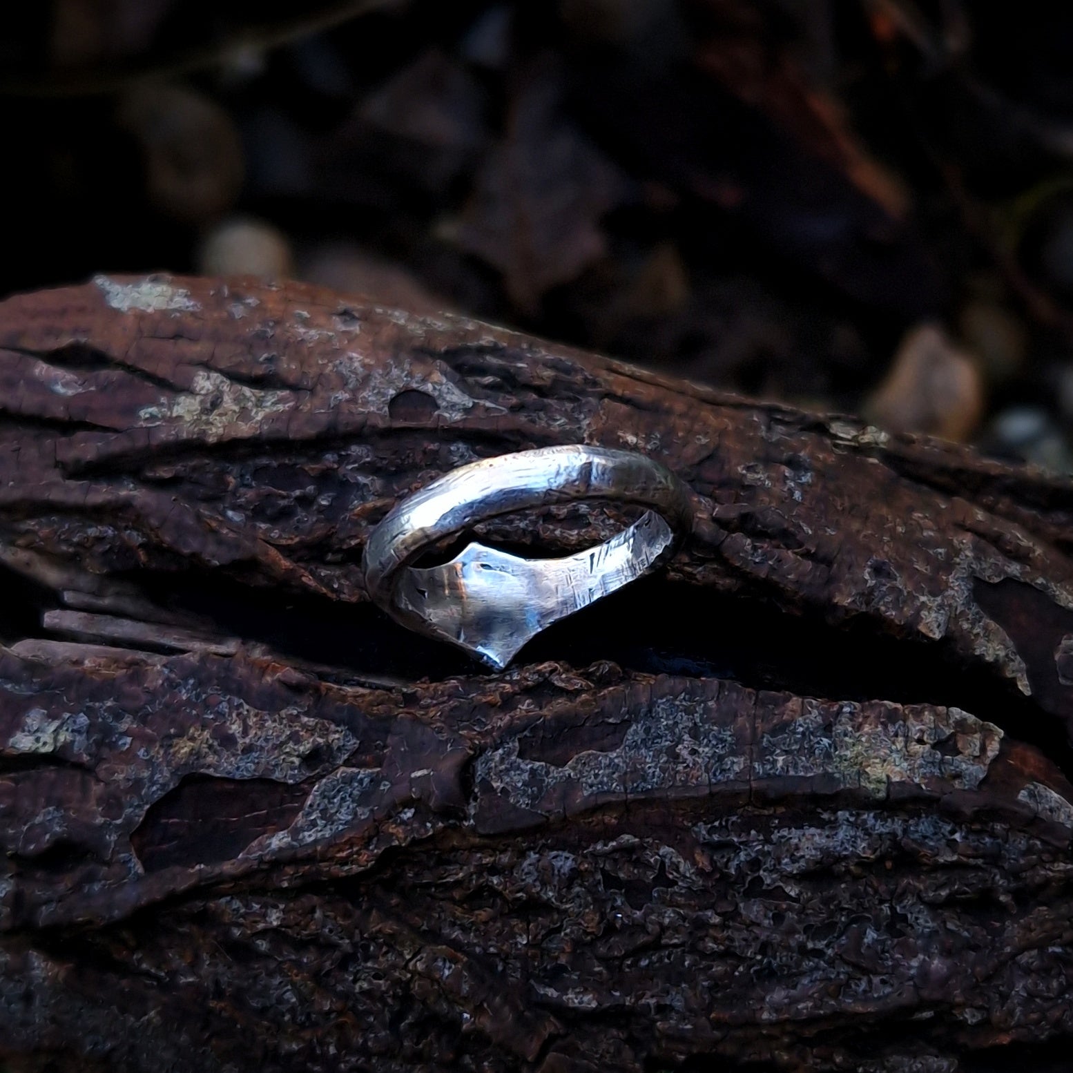 chunky diamond shape ring