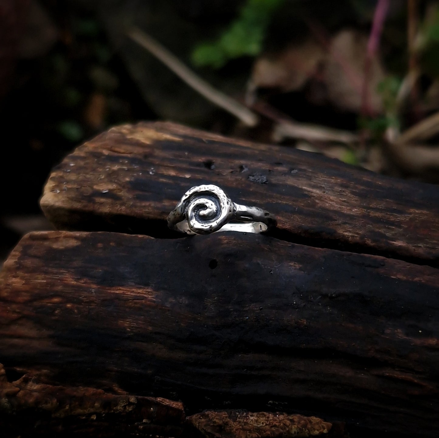 Silver Spiral Ring