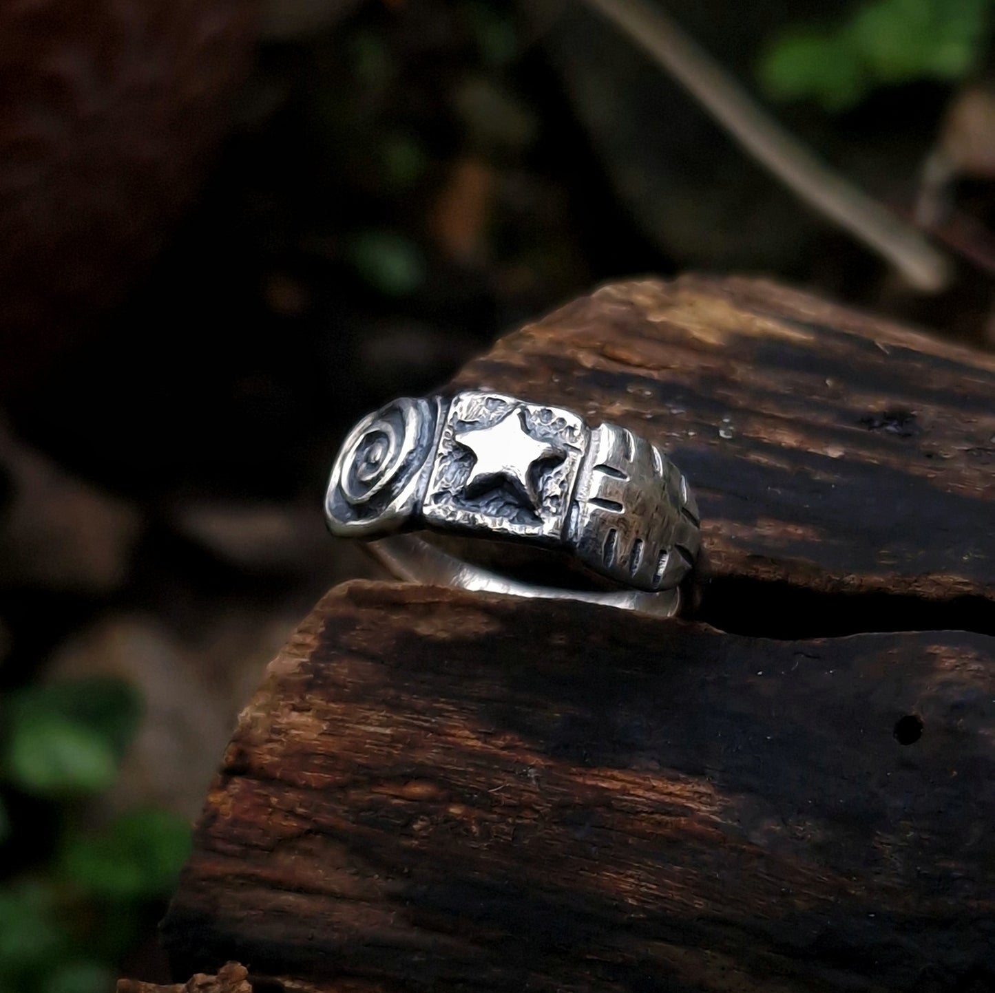 Silver Patchwork Ring