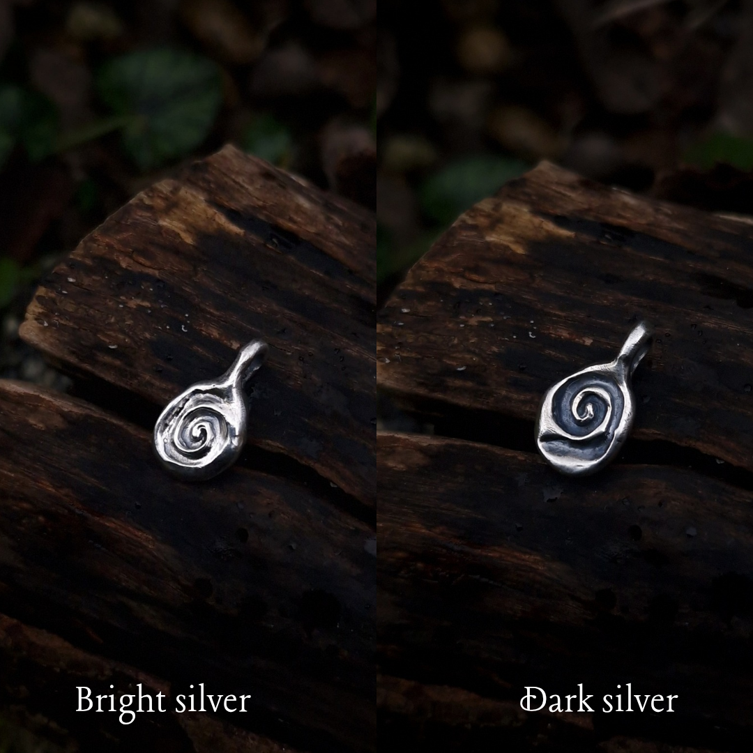 Silver Spiral Pendant