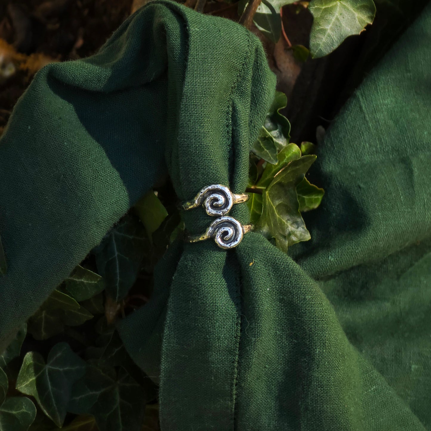 Silver Spiral Ring