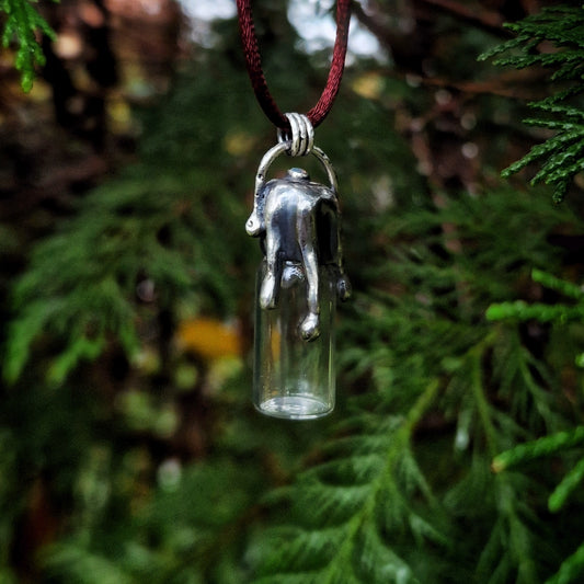 spell bottle necklace