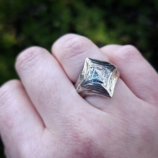 chunky silver rings