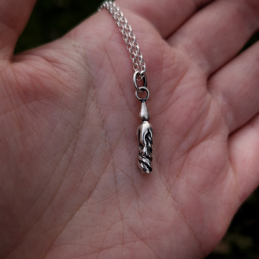 Silver Birthday Candle Charm