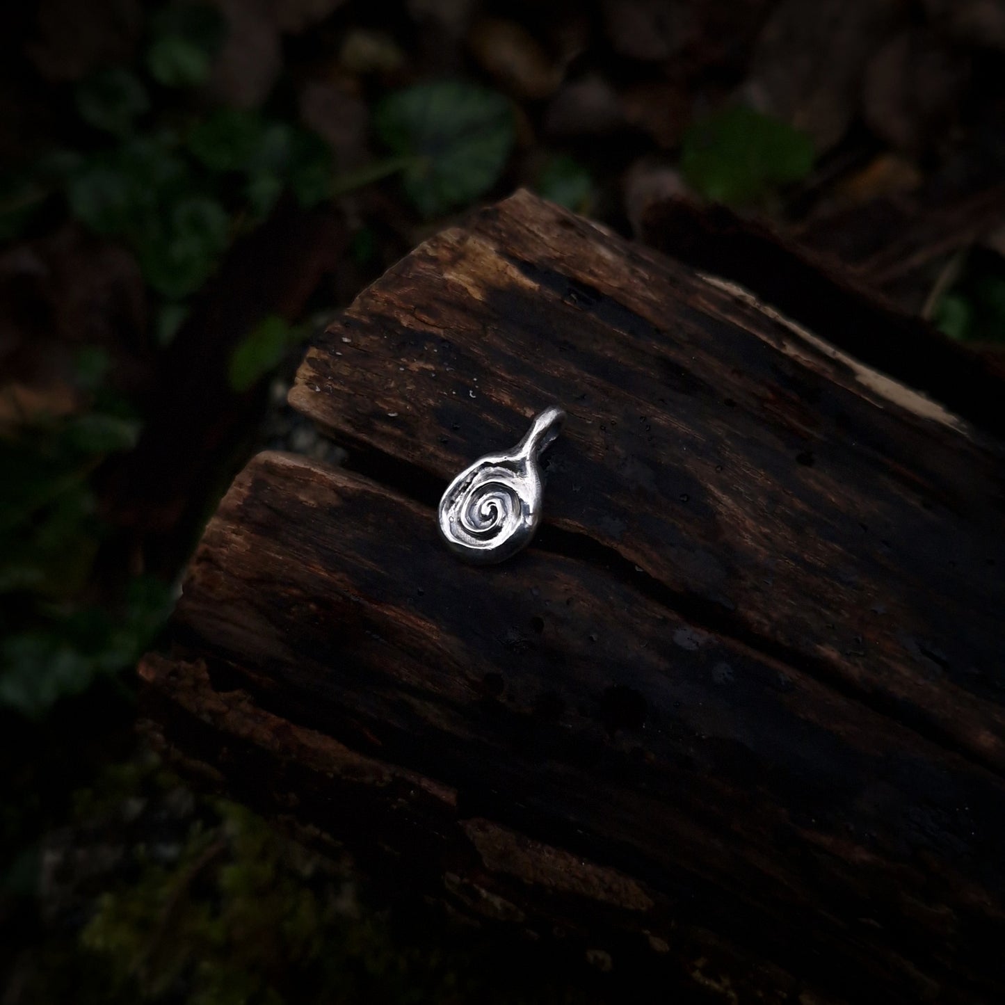 Silver Spiral Pendant