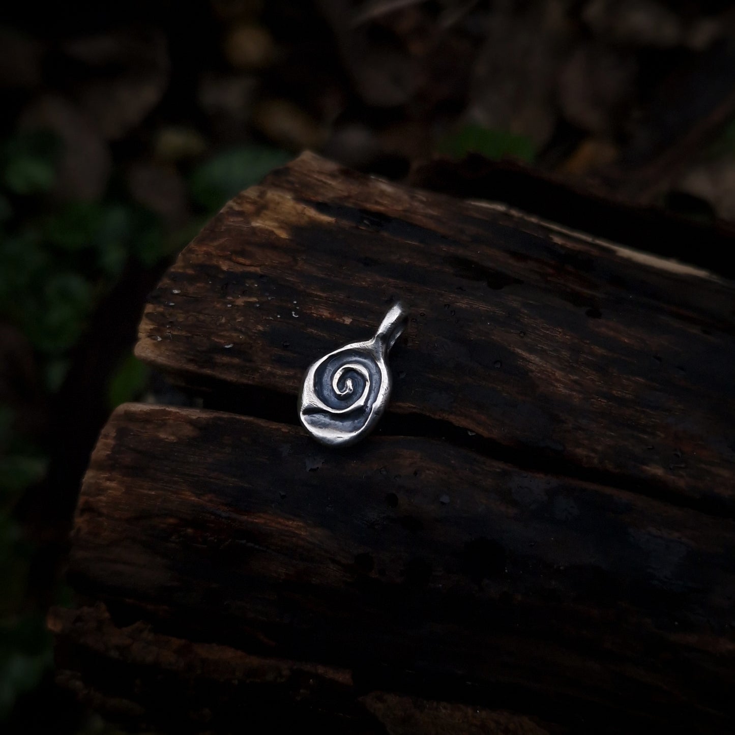 Silver Spiral Pendant